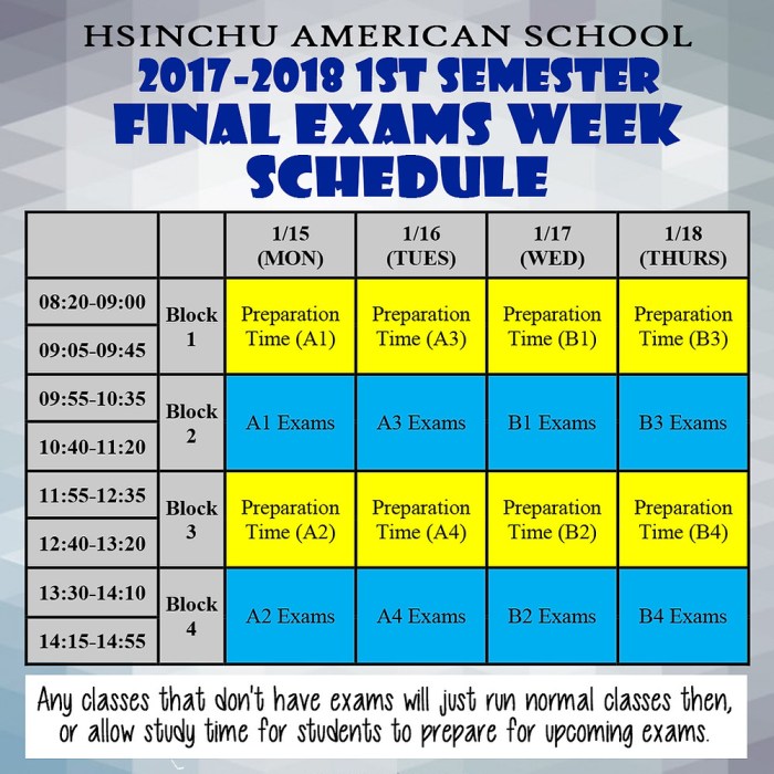 Ttu law final exam schedule