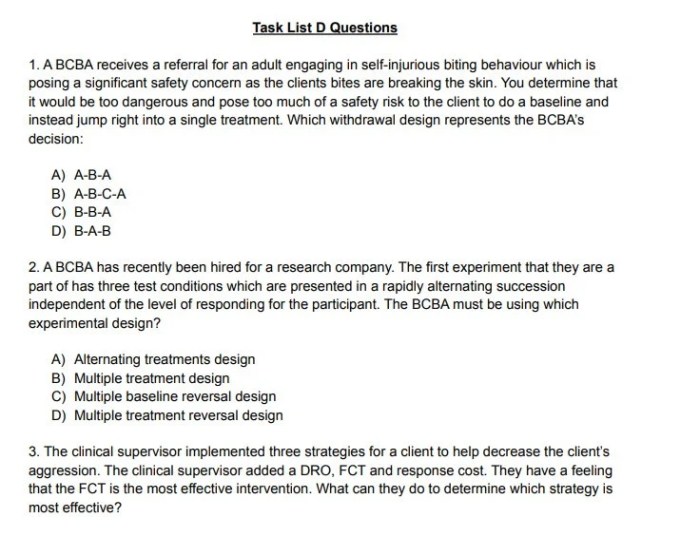 Bacb 6th edition task list