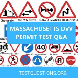 Massachusetts permit practice test in portuguese