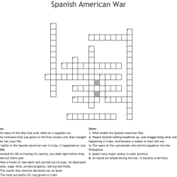 Analyzing the spanish american war worksheet